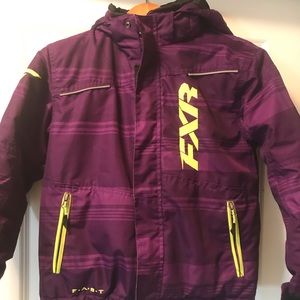 Girls FXR snowmobile jacket